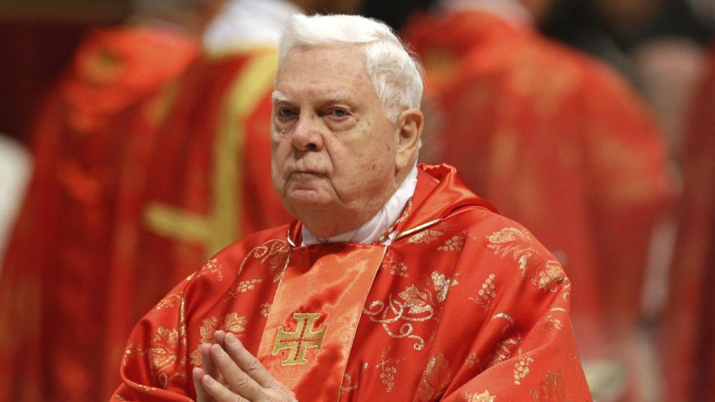 Cardinal Bernard Law - Former Archpriest of the Rome Basilica of Santa Maria Maggiore and Former Archbishop of Boston