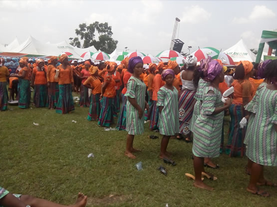 Women Group at a Public Function