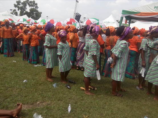 Women Group at a Public Function