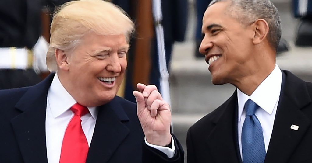 Donald Trump, Barack Obama