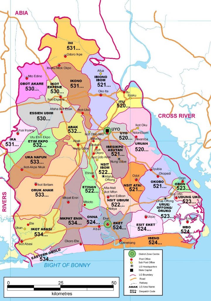 Akwa Ibom Map