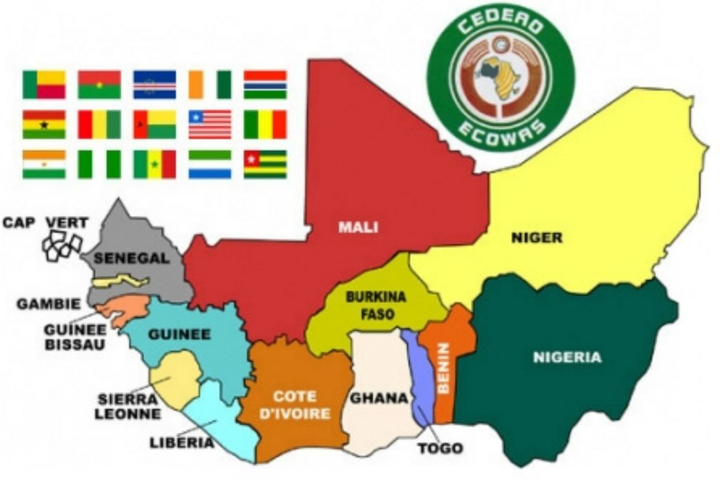 ECOWAS map