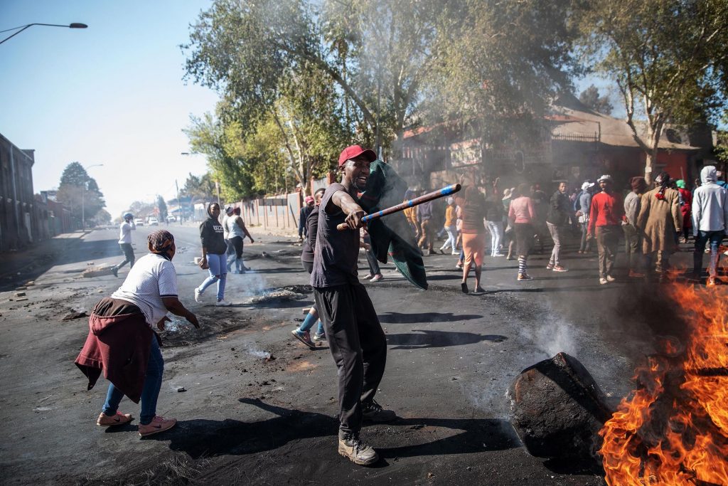 Xenophobic attack in S'Africa