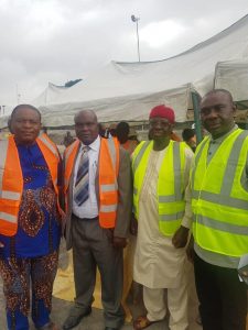 From left is Chief Dennis Okafor Chairman Board of Directors, followed by rep of NPA Engr Yunusa Ibrahim Anji, followed by Chief Mike Nwaukoni Director PTOL, and lastly Barr Chioma Okwuanyi PTOL Company Secretary.