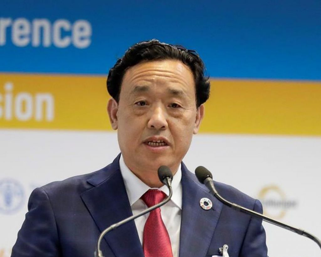 Director-General of the Food and Agriculture Organisation (FAO), Qu Dongyu