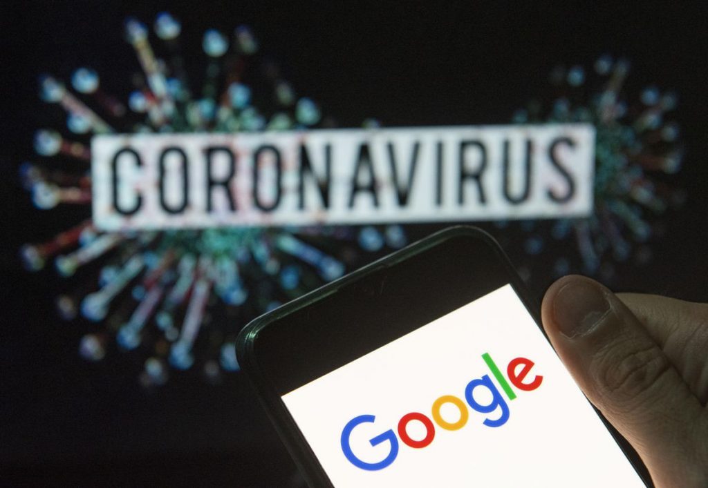 Coronavirus, Google straightnews