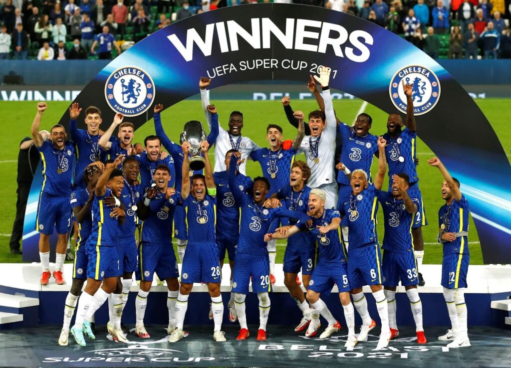 Chelsea Winners of UEFA Super Cup