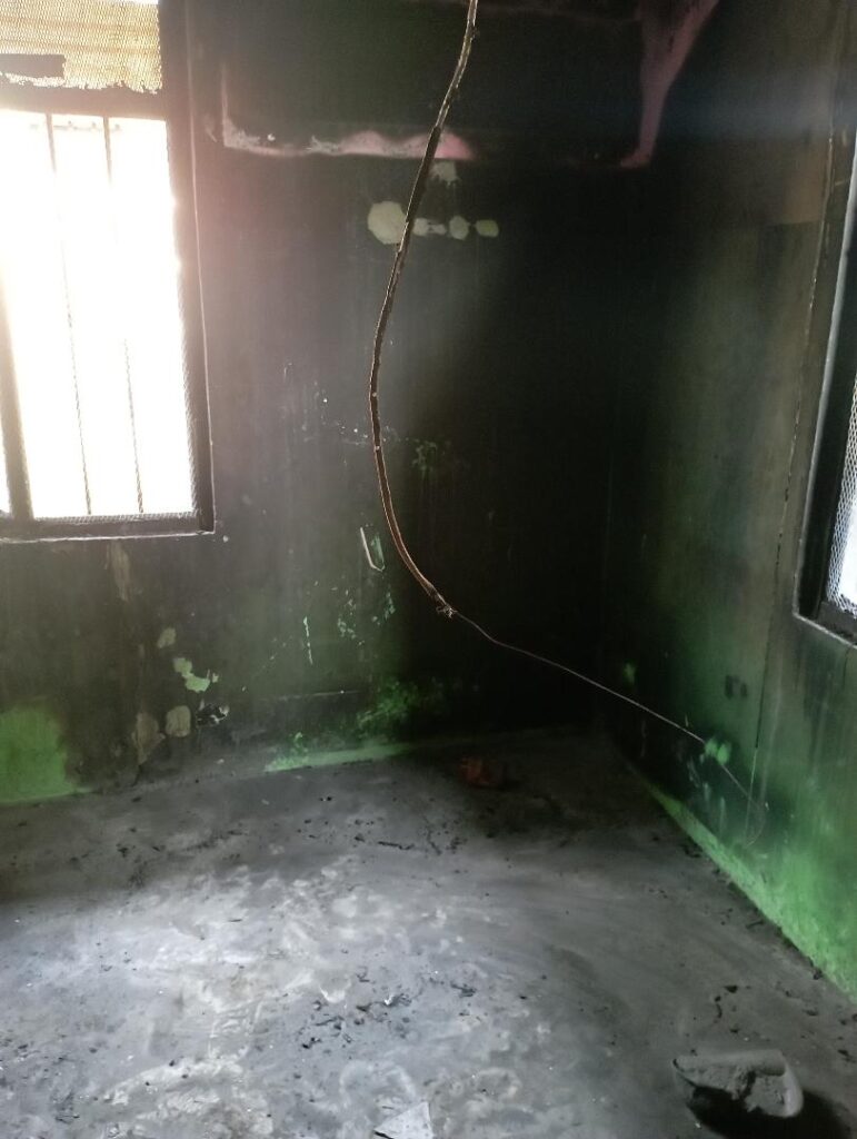 The burnt room where 3 died straightnews