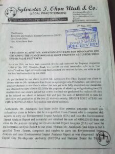 One of the EFCC's petition