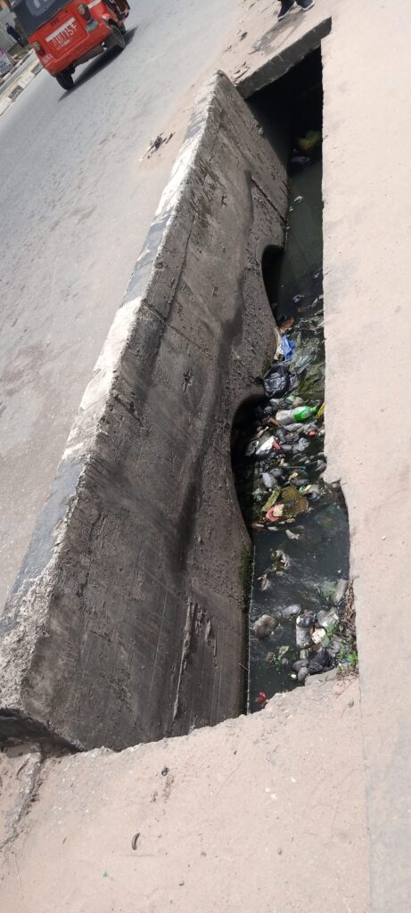 Drainage where the petty trader in Uyo was drowned- straightnews