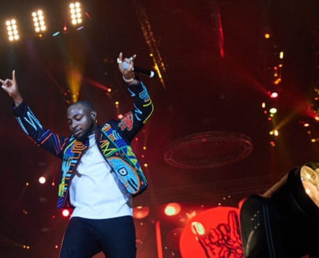 Davido performing at O2 Arena, London - straightnews