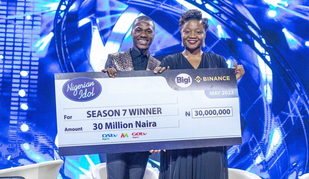 Progress Chukwuyem emerged the overall winner of Nigerian Idol season 7- straightnews