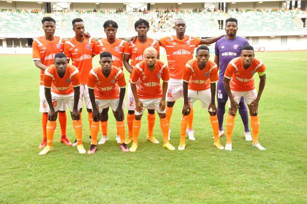 Akwa United Football Club, beat Dakkada FC to lift the 2022 Akwa Ibom State FA Cup- straightnews