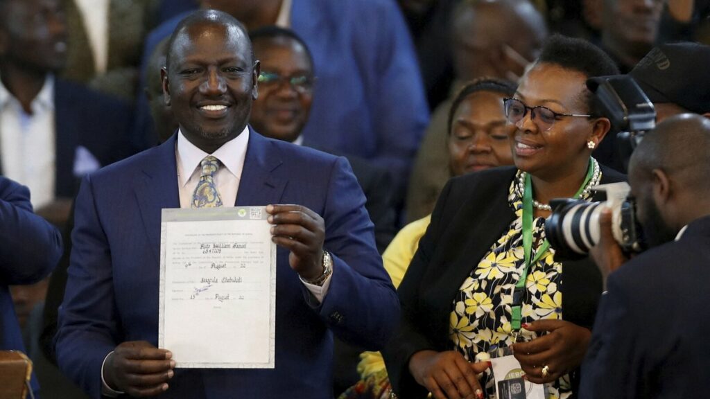 William Ruto beat Rila Odinga to become Kenya's President- Straightnews