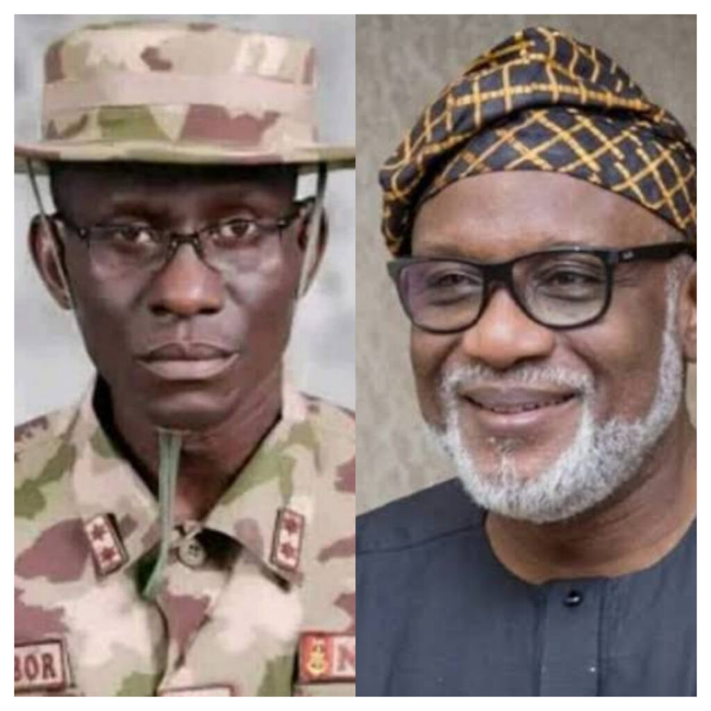 Chief of Defence Staff-General Lucky Irabor, Ondo State Governor Rotimi Akeredolu - Straightnews