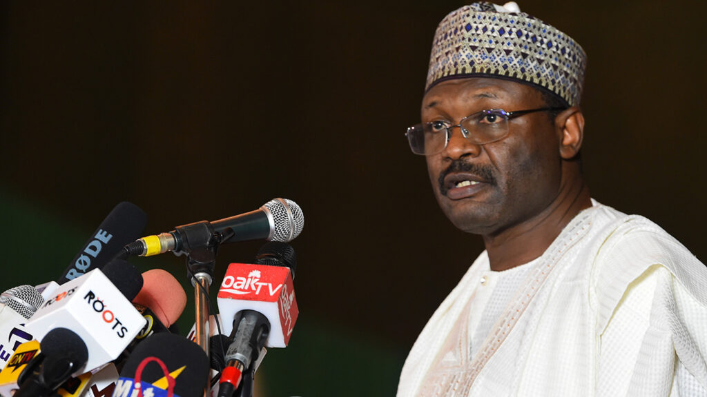 Professor Mahmood Yakubu, INEC Chairman- straightnews