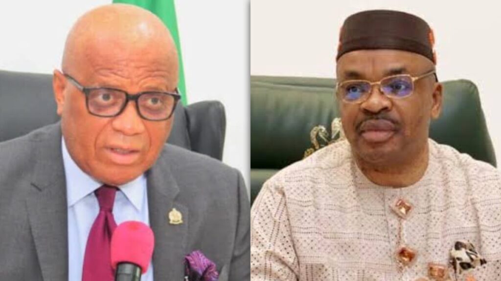 Pastor Umo Eno, Governor Udom Emmanuel - straightnews