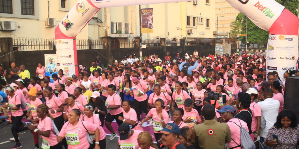 Participants at 2022 Lagos Women run - Straightnews