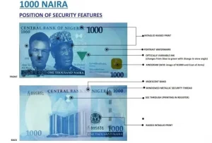 Security features on new Naira notes - straightnews