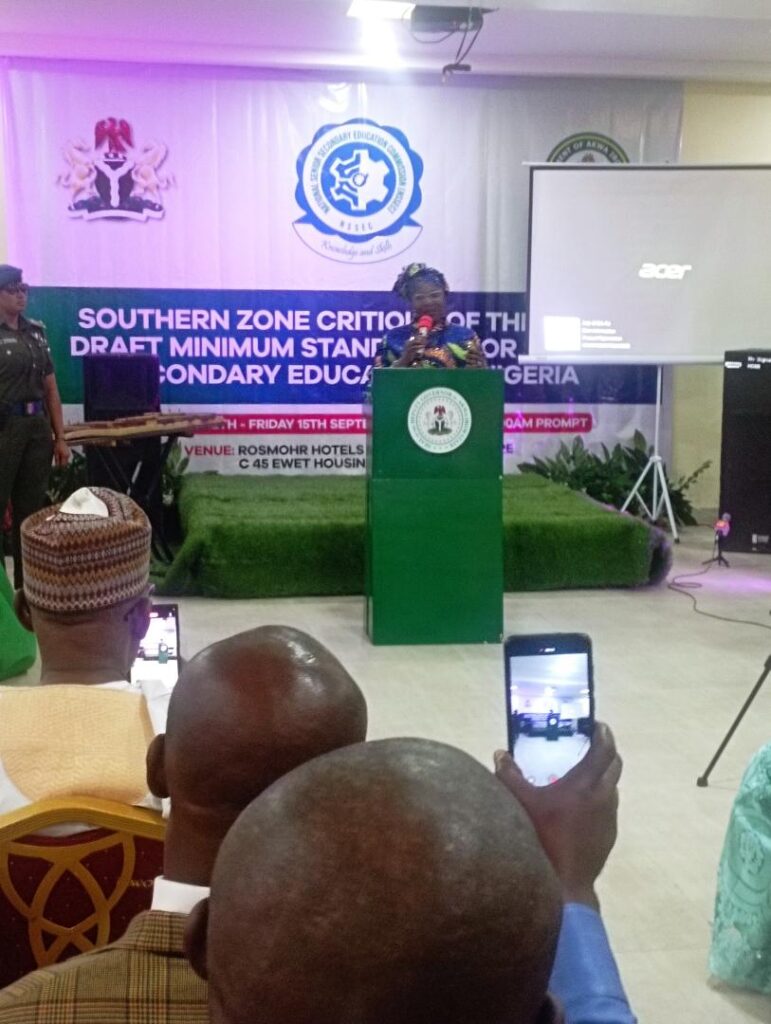 Akwa Ibom Deputy Governor, Sen Akon Eyakenyi addressing the participants - Straightnews