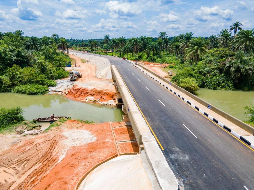 The inaugurated 60-meter bridge in Obot Akara - Straightnews