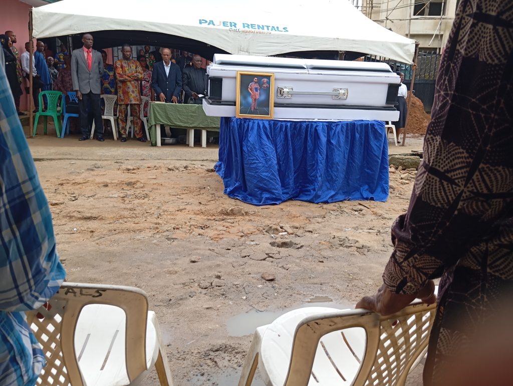 Coffin of Peter Ekpeowo - Straightnews