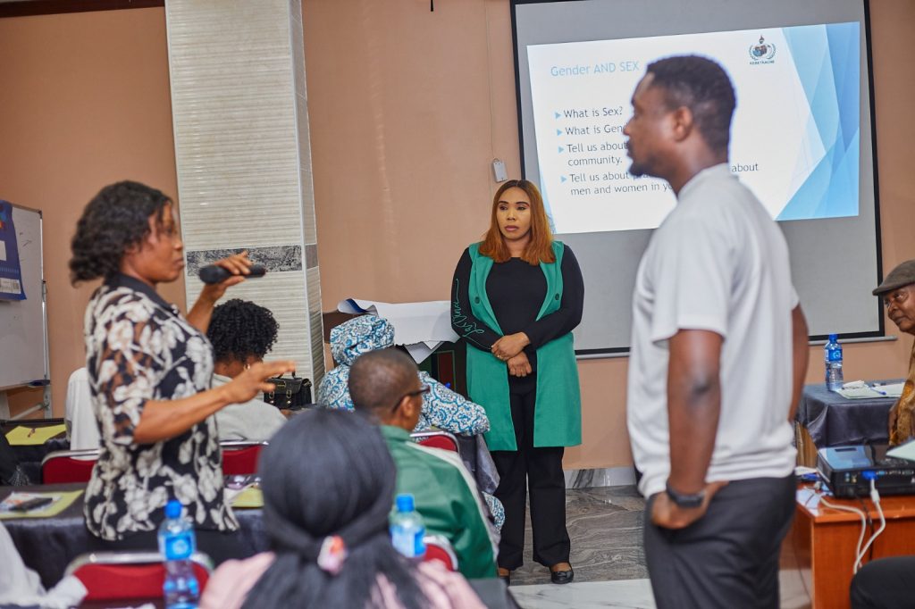 Participants making some reactions during the event -Straightnews