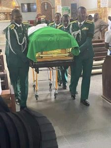 Remains of the late Captain Tony Afangideh - Straightnews