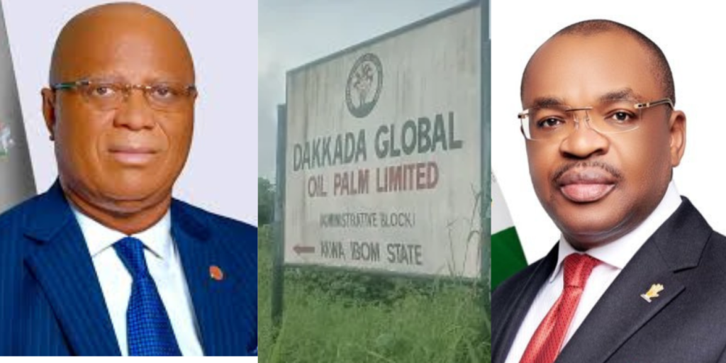 Gov Umo Eno, Ex-governor Udom Emmanuel - Straightnews