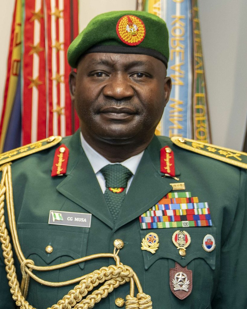 General Christopher Gwabin Musa, Nigeria's Chief of Defence Staff- Straightnews