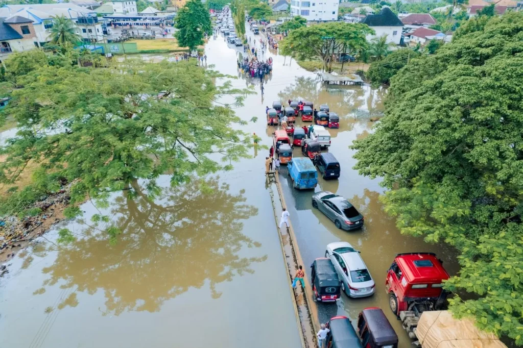 Heavy Rains/Floods: Akwa Ibom and South/South states in for trouble- FG The flooded area in Akwa Ibom - Straightnews