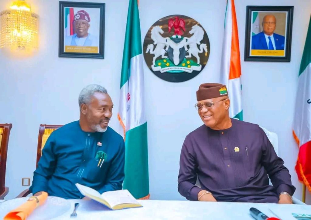 Build Us a Brand to Attract Investors- Gov Eno Charges NIPR Dr. Ike Neliaku, NIPR President and Akwa Ibom Governor Umo Eno - Straightnews