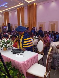 Dr. (Mrs) Cecilia Udoessien reading Director's speech - Straightnews