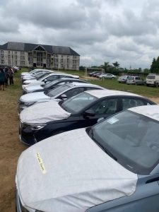 Some of the cars donated to NUJ SWC members - Straightnews