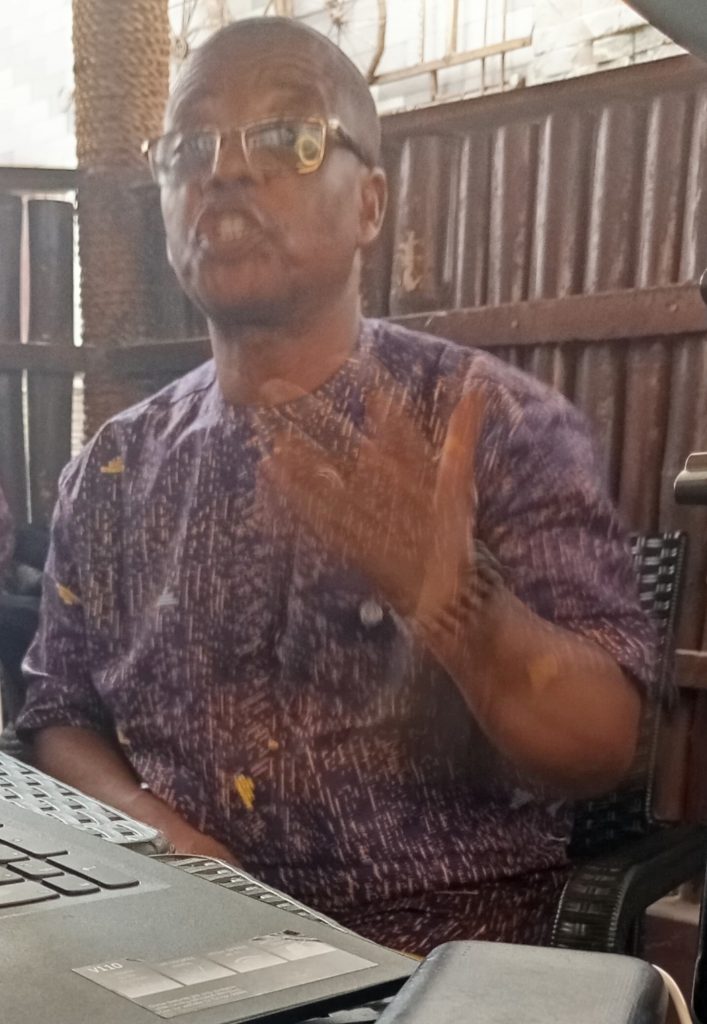 Dr. Udeme Nana addressing journalists - Straightnews