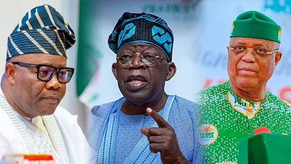 Tinubu, Barau, Eno and Idem Felicitate Akpabio at 63 Senator Akpabio, President Tinubu, Governor Eno - Straightnews