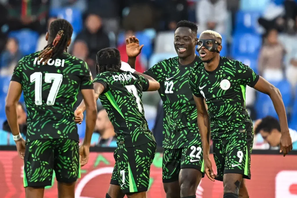 Nigeria Edge out Algeria to set Semi-Finals Against Morocco Nigeria's Super Eagles beat the Desert Foxes of Algeria to reach semifinals - Straightnews