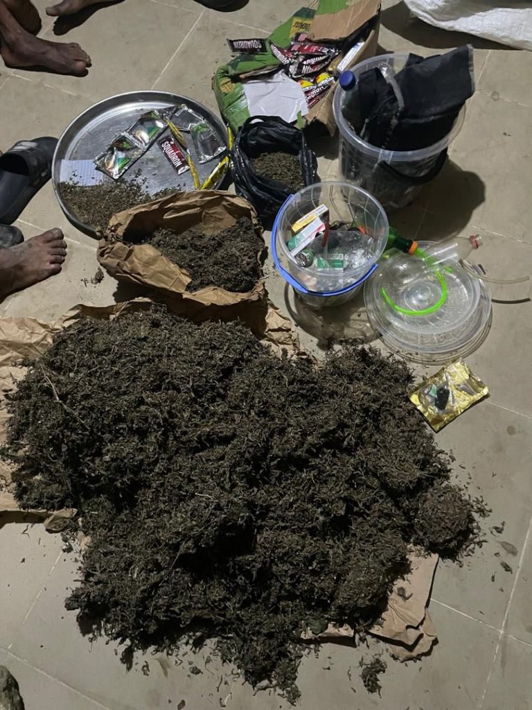 Illicit items recovered from the suspects - Straightnews