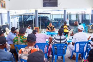 Princess Emem Ibanga, Commissioner for Humanitarian Affairs  addressing the youths - Straightnews