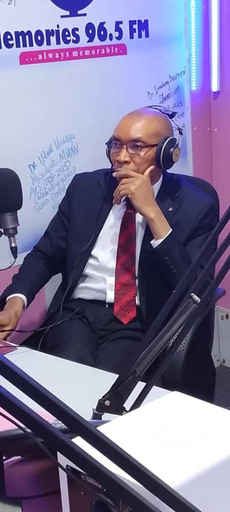 Apostle Samuel Inyang speaking at FM Radio - Straightnews