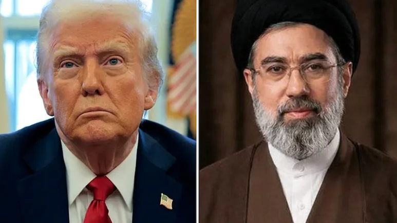 US, Iran Agree on Ceasefire with Iran’s 10-Point Proposal US President Donald Trump and Iran leader, Mojtaba Khamenei - Straightnews