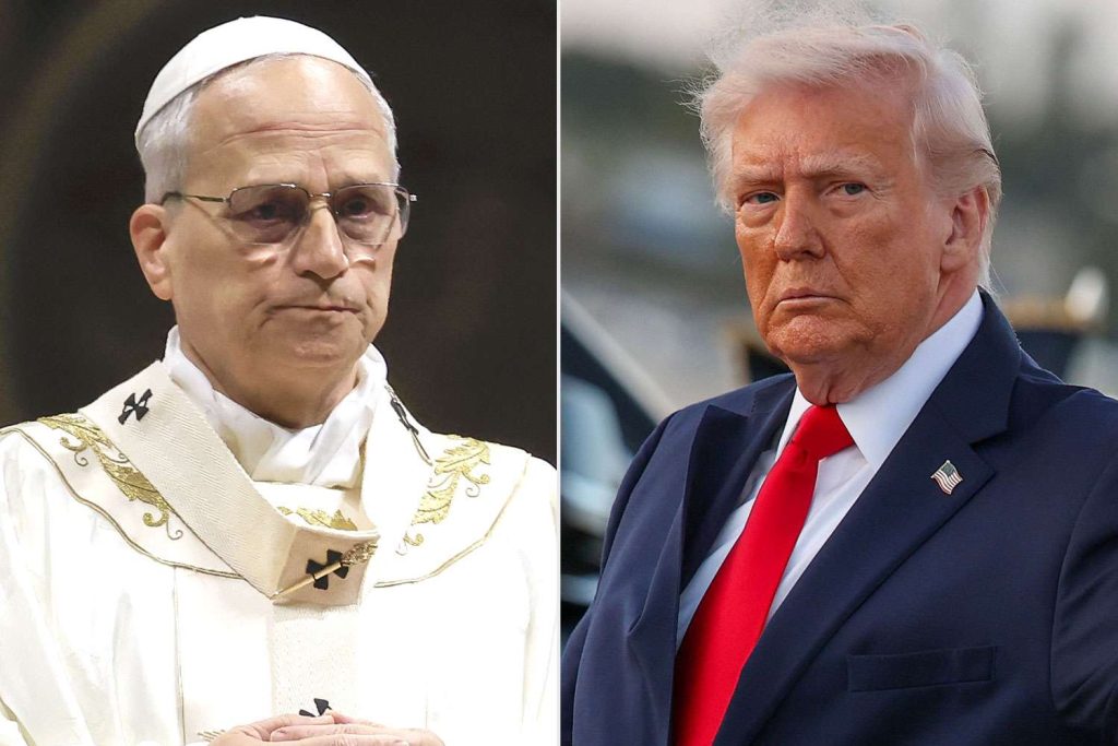 Pope Leo XIV and US President Donald Trump - Straightnews