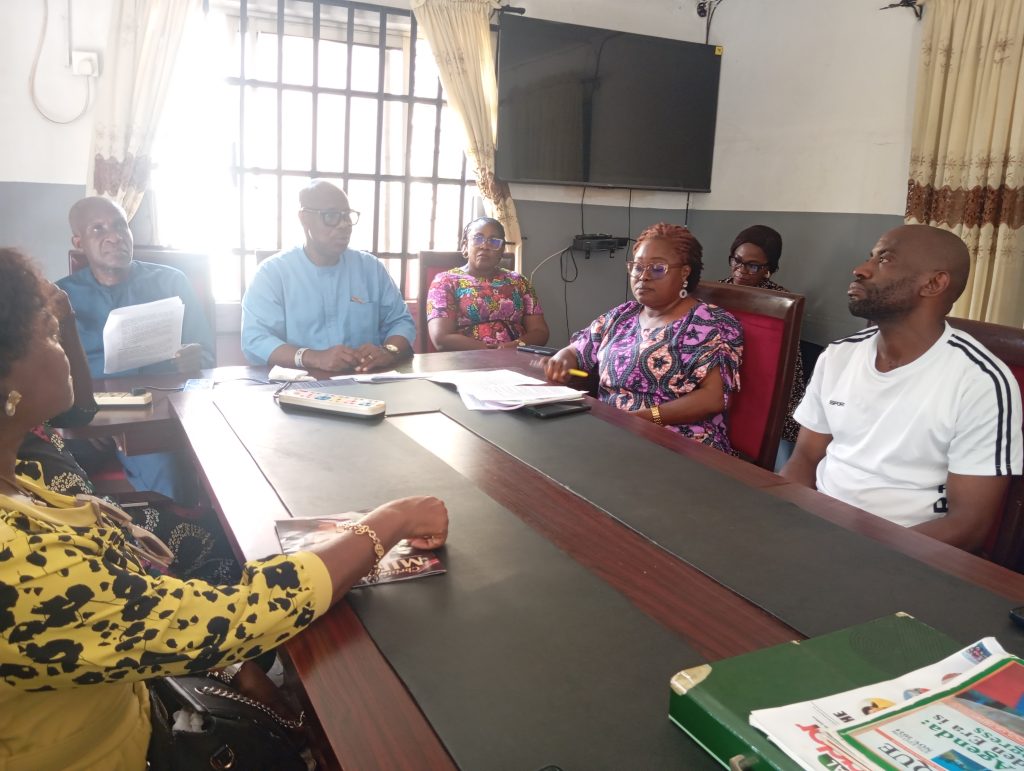 Sunday Elijah represented by Otuekong Vincent Udoh addressing the press - Straightnews