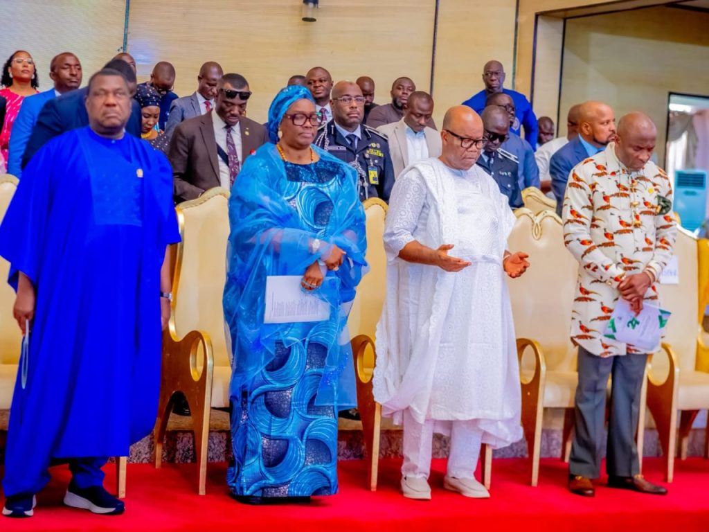 Nigeria Will Outlast Insurgencies as it Survived Past Political Upheavals, Pandemics – Akpabio Senator George Akume, Mrs Unoma Akpabio, Senator Godswill Akpabio and Benjamin Kalu - Straightnews