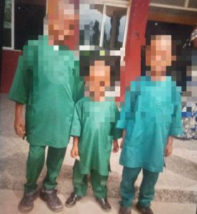 The three rescued children - straightnews