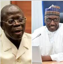 Bring Mele Kyari dead or alive to us – Oshiomhole orders arrest of Kyari, ex-NNPC Chief Adams Oshiomhole and Mele Kyari - Straightnews