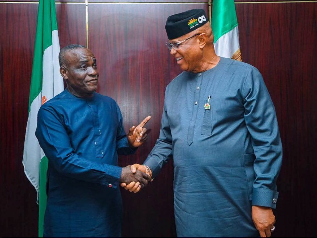 Nigeria Must Prioritise Skills over Certificates to Compete Globally, urges Enang Sen. Ita Enang and Gov Umo Eno exchange banters - Straightnews