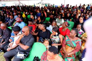 A cross section of mourners at the event - Straightnews