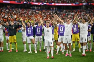 Norway celebrating after beating Ivory Coast - Straightnews