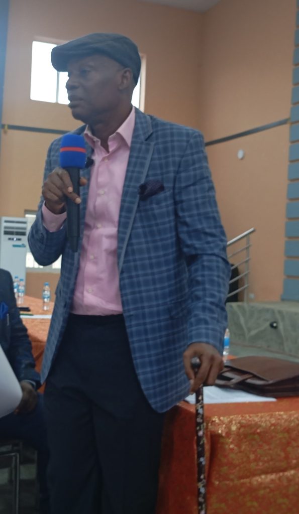 Retired Justice Ifiok Ukana speaking - Straightnews